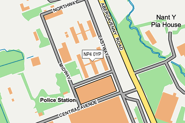 NP4 0YP map - OS OpenMap – Local (Ordnance Survey) NP4 0YP map - OS OpenMap – Local (Ordnance Survey)