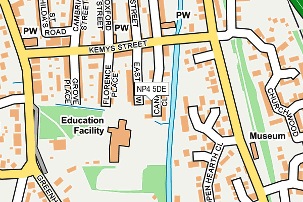 NP4 5DE map - OS OpenMap – Local (Ordnance Survey) NP4 5DE map - OS OpenMap – Local (Ordnance Survey)