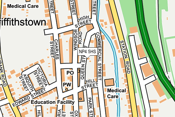 NP4 5HS map - OS OpenMap – Local (Ordnance Survey) NP4 5HS map - OS OpenMap – Local (Ordnance Survey)