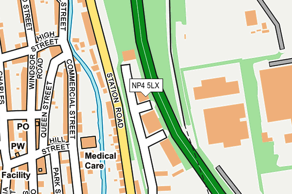 NP4 5LX map - OS OpenMap – Local (Ordnance Survey) NP4 5LX map - OS OpenMap – Local (Ordnance Survey)