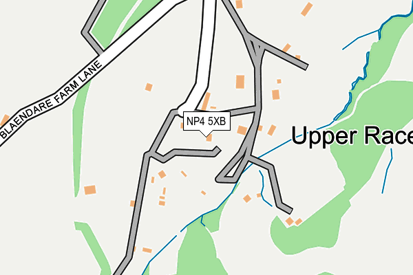 NP4 5XB map - OS OpenMap – Local (Ordnance Survey) NP4 5XB map - OS OpenMap – Local (Ordnance Survey)
