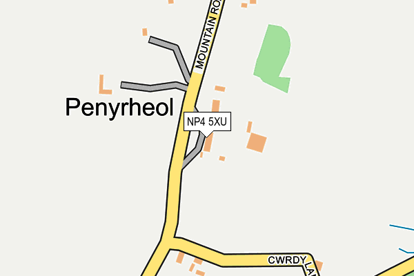 NP4 5XU map - OS OpenMap – Local (Ordnance Survey) NP4 5XU map - OS OpenMap – Local (Ordnance Survey)