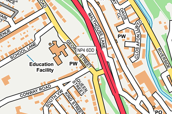 NP4 6DD map - OS OpenMap – Local (Ordnance Survey) NP4 6DD map - OS OpenMap – Local (Ordnance Survey)