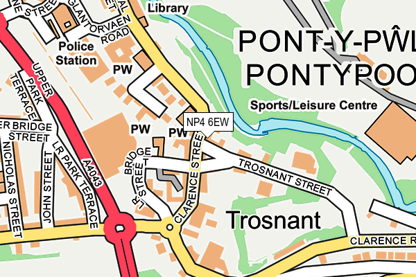 NP4 6EW map - OS OpenMap – Local (Ordnance Survey) NP4 6EW map - OS OpenMap – Local (Ordnance Survey)