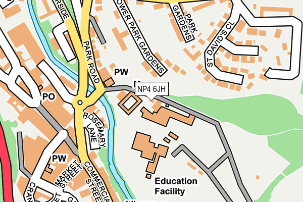 NP4 6JH map - OS OpenMap – Local (Ordnance Survey) NP4 6JH map - OS OpenMap – Local (Ordnance Survey)
