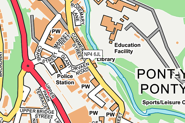 NP4 6JL map - OS OpenMap – Local (Ordnance Survey) NP4 6JL map - OS OpenMap – Local (Ordnance Survey)