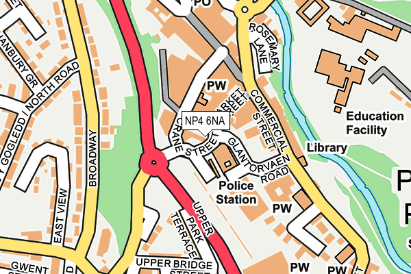 NP4 6NA map - OS OpenMap – Local (Ordnance Survey) NP4 6NA map - OS OpenMap – Local (Ordnance Survey)