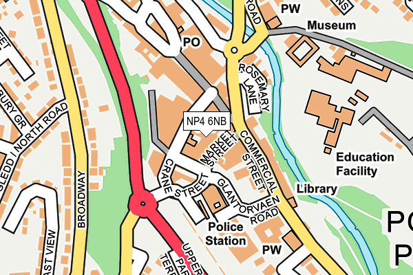 NP4 6NB map - OS OpenMap – Local (Ordnance Survey) NP4 6NB map - OS OpenMap – Local (Ordnance Survey)