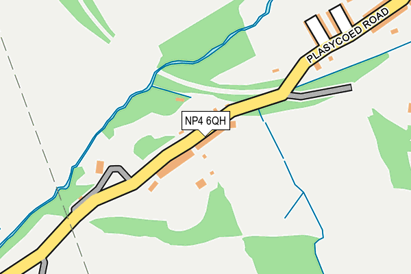 NP4 6QH map - OS OpenMap – Local (Ordnance Survey) NP4 6QH map - OS OpenMap – Local (Ordnance Survey)