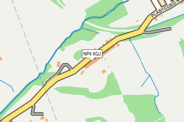 NP4 6QJ map - OS OpenMap – Local (Ordnance Survey)