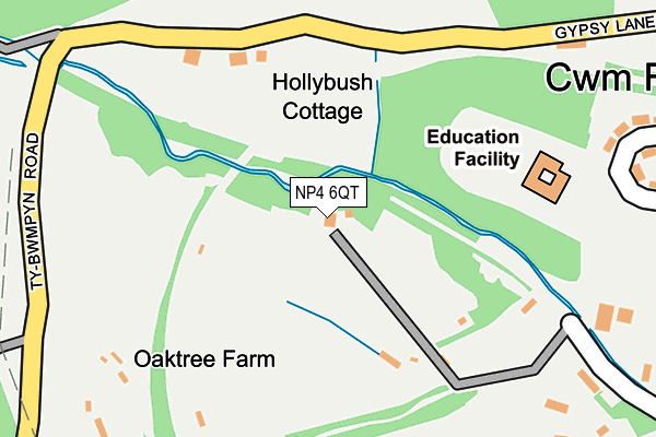 NP4 6QT map - OS OpenMap – Local (Ordnance Survey)