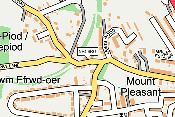 NP4 6RG map - OS OpenMap – Local (Ordnance Survey) NP4 6RG map - OS OpenMap – Local (Ordnance Survey)