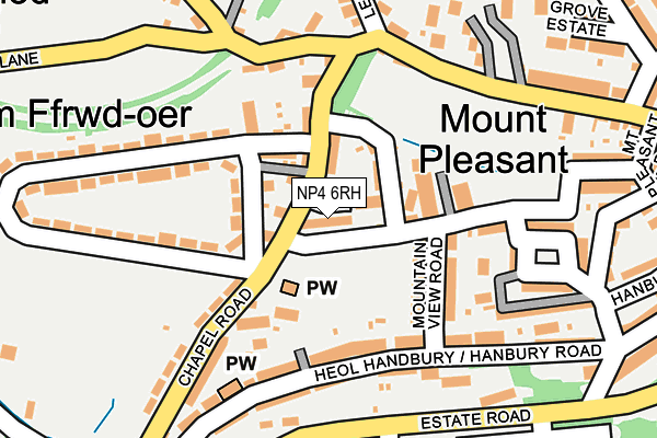 NP4 6RH map - OS OpenMap – Local (Ordnance Survey) NP4 6RH map - OS OpenMap – Local (Ordnance Survey)