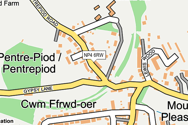 NP4 6RW map - OS OpenMap – Local (Ordnance Survey) NP4 6RW map - OS OpenMap – Local (Ordnance Survey)