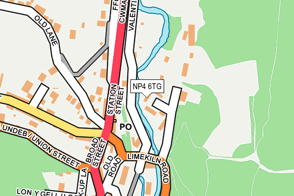 NP4 6TG map - OS OpenMap – Local (Ordnance Survey) NP4 6TG map - OS OpenMap – Local (Ordnance Survey)