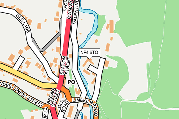 NP4 6TQ map - OS OpenMap – Local (Ordnance Survey) NP4 6TQ map - OS OpenMap – Local (Ordnance Survey)