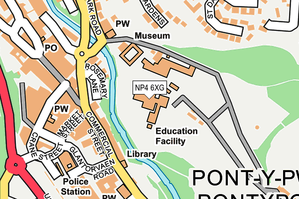 NP4 6XG map - OS OpenMap – Local (Ordnance Survey) NP4 6XG map - OS OpenMap – Local (Ordnance Survey)