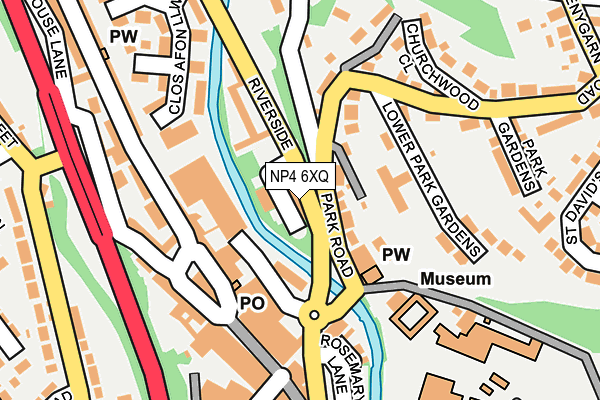 NP4 6XQ map - OS OpenMap – Local (Ordnance Survey) NP4 6XQ map - OS OpenMap – Local (Ordnance Survey)