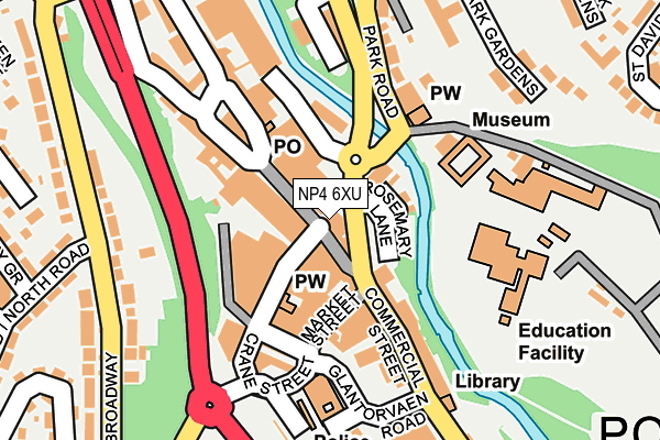 NP4 6XU map - OS OpenMap – Local (Ordnance Survey) NP4 6XU map - OS OpenMap – Local (Ordnance Survey)
