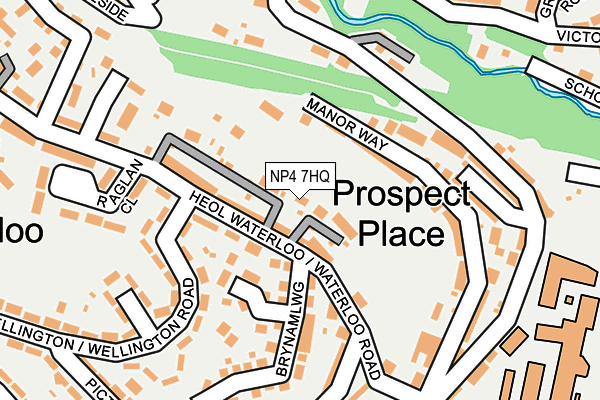 NP4 7HQ map - OS OpenMap – Local (Ordnance Survey) NP4 7HQ map - OS OpenMap – Local (Ordnance Survey)