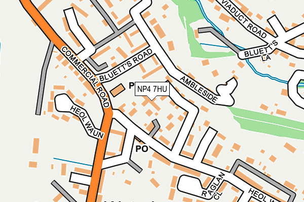 NP4 7HU map - OS OpenMap – Local (Ordnance Survey) NP4 7HU map - OS OpenMap – Local (Ordnance Survey)