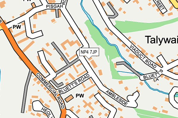 NP4 7JP map - OS OpenMap – Local (Ordnance Survey) NP4 7JP map - OS OpenMap – Local (Ordnance Survey)