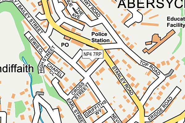NP4 7RP map - OS OpenMap – Local (Ordnance Survey) NP4 7RP map - OS OpenMap – Local (Ordnance Survey)