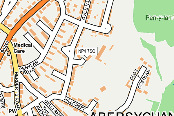 NP4 7SQ map - OS OpenMap – Local (Ordnance Survey) NP4 7SQ map - OS OpenMap – Local (Ordnance Survey)
