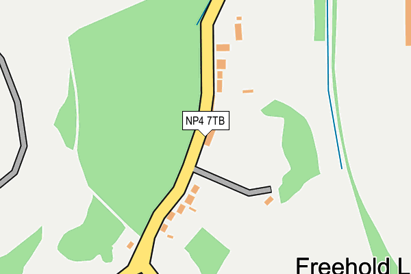 NP4 7TB map - OS OpenMap – Local (Ordnance Survey) NP4 7TB map - OS OpenMap – Local (Ordnance Survey)