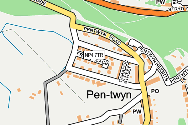 NP4 7TR map - OS OpenMap – Local (Ordnance Survey) NP4 7TR map - OS OpenMap – Local (Ordnance Survey)