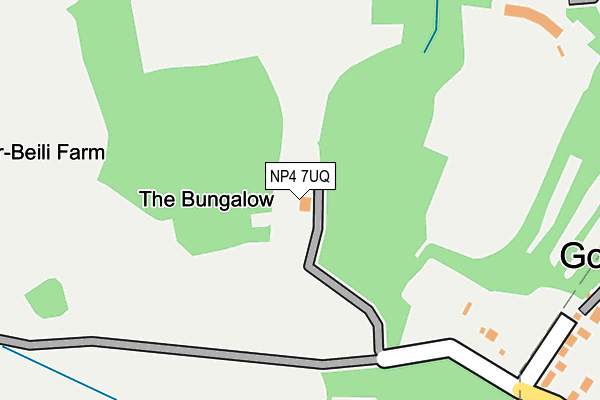 NP4 7UQ map - OS OpenMap – Local (Ordnance Survey) NP4 7UQ map - OS OpenMap – Local (Ordnance Survey)