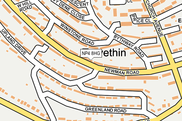 NP4 8HG map - OS OpenMap – Local (Ordnance Survey) NP4 8HG map - OS OpenMap – Local (Ordnance Survey)