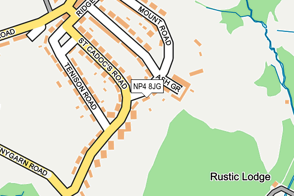 NP4 8JG map - OS OpenMap – Local (Ordnance Survey) NP4 8JG map - OS OpenMap – Local (Ordnance Survey)