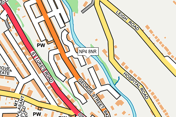 NP4 8NR map - OS OpenMap – Local (Ordnance Survey) NP4 8NR map - OS OpenMap – Local (Ordnance Survey)