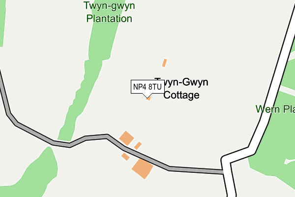 NP4 8TU map - OS OpenMap – Local (Ordnance Survey) NP4 8TU map - OS OpenMap – Local (Ordnance Survey)