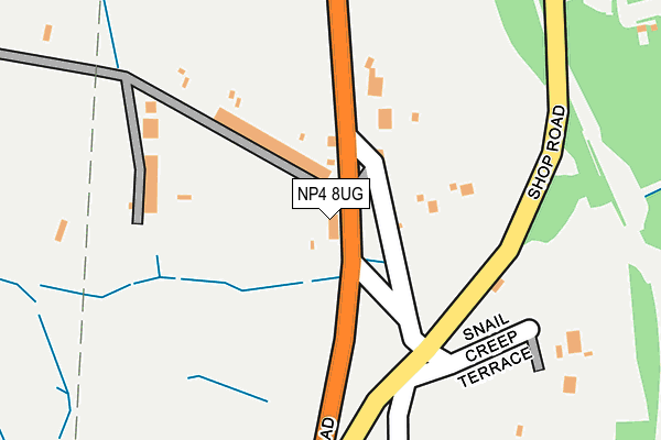 NP4 8UG map - OS OpenMap – Local (Ordnance Survey) NP4 8UG map - OS OpenMap – Local (Ordnance Survey)