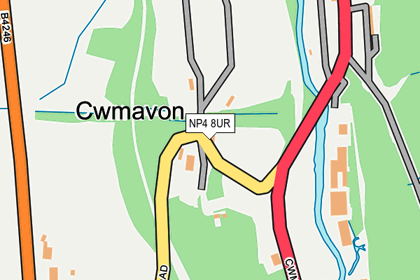 NP4 8UR map - OS OpenMap – Local (Ordnance Survey) NP4 8UR map - OS OpenMap – Local (Ordnance Survey)