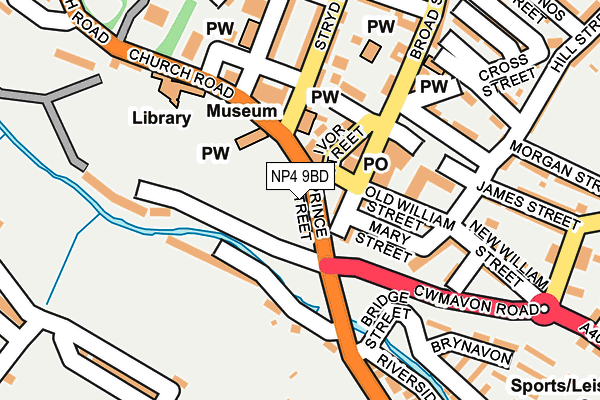 NP4 9BD map - OS OpenMap – Local (Ordnance Survey) NP4 9BD map - OS OpenMap – Local (Ordnance Survey)