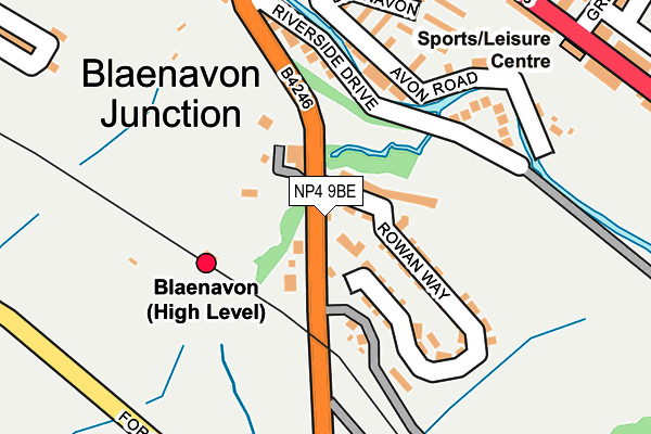 NP4 9BE map - OS OpenMap – Local (Ordnance Survey) NP4 9BE map - OS OpenMap – Local (Ordnance Survey)