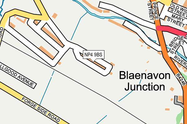 NP4 9BS map - OS OpenMap – Local (Ordnance Survey) NP4 9BS map - OS OpenMap – Local (Ordnance Survey)