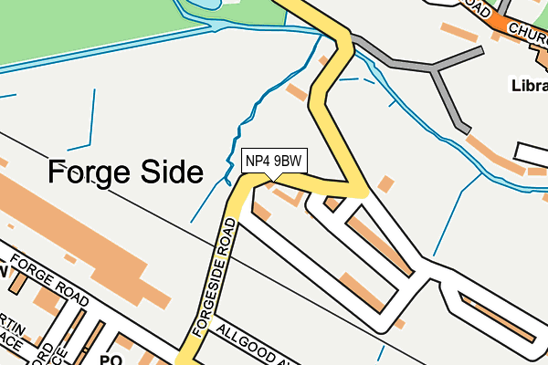 NP4 9BW map - OS OpenMap – Local (Ordnance Survey) NP4 9BW map - OS OpenMap – Local (Ordnance Survey)