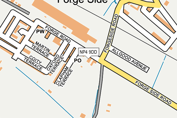 NP4 9DD map - OS OpenMap – Local (Ordnance Survey) NP4 9DD map - OS OpenMap – Local (Ordnance Survey)