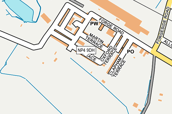 NP4 9DH map - OS OpenMap – Local (Ordnance Survey) NP4 9DH map - OS OpenMap – Local (Ordnance Survey)