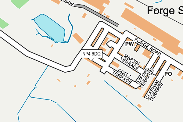 NP4 9DQ map - OS OpenMap – Local (Ordnance Survey) NP4 9DQ map - OS OpenMap – Local (Ordnance Survey)
