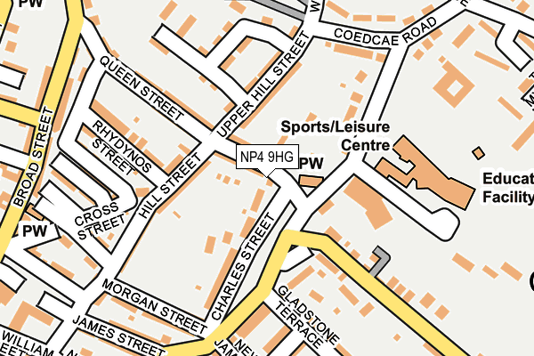 NP4 9HG map - OS OpenMap – Local (Ordnance Survey) NP4 9HG map - OS OpenMap – Local (Ordnance Survey)