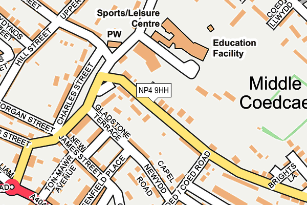 NP4 9HH map - OS OpenMap – Local (Ordnance Survey) NP4 9HH map - OS OpenMap – Local (Ordnance Survey)