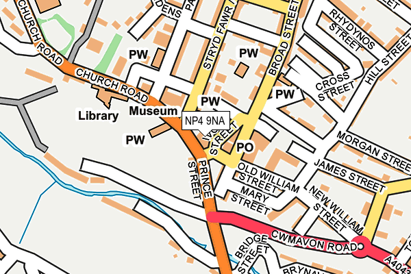 NP4 9NA map - OS OpenMap – Local (Ordnance Survey) NP4 9NA map - OS OpenMap – Local (Ordnance Survey)