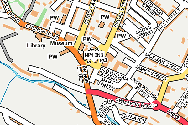 NP4 9NB map - OS OpenMap – Local (Ordnance Survey) NP4 9NB map - OS OpenMap – Local (Ordnance Survey)