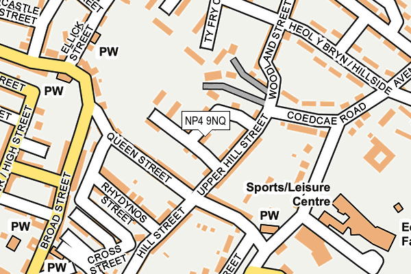 NP4 9NQ map - OS OpenMap – Local (Ordnance Survey) NP4 9NQ map - OS OpenMap – Local (Ordnance Survey)