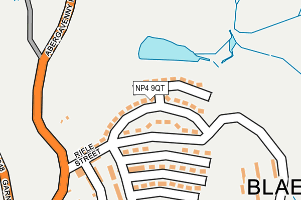 NP4 9QT map - OS OpenMap – Local (Ordnance Survey) NP4 9QT map - OS OpenMap – Local (Ordnance Survey)